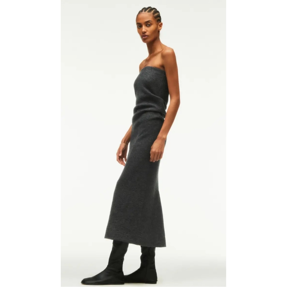 Zara wool strapless tube dress - Picture 3 of 15